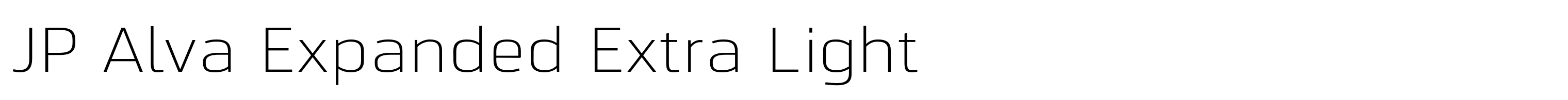 JP Alva Expanded Extra Light